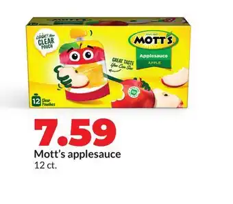 Hy-Vee Mott's applesauce offer
