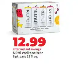 Hy-Vee Nütrl vodka seltzer offer