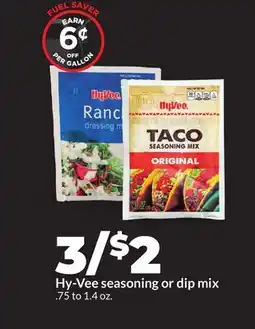 Hy-Vee Hy-Vee seasoning or dip mix offer
