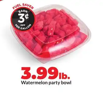 Hy-Vee Watermelon party bowl offer