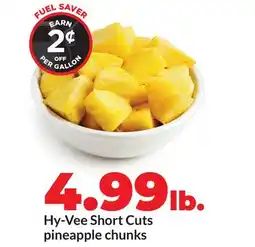 Hy-Vee Hy-Vee Short Cuts pineapple chunks offer