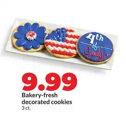 Hy-Vee Bakery-fresh decorated cookies offer