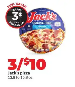 Hy-Vee Jack's pizza offer