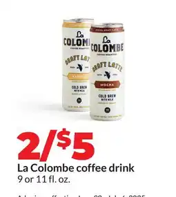 Hy-Vee La Colombe coffee drink offer