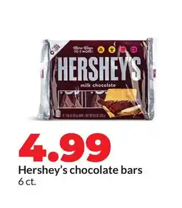 Hy-Vee Hershey's chocolate bars offer