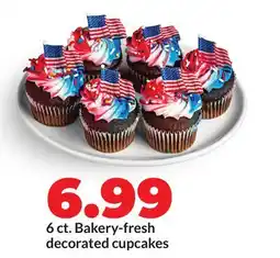 Hy-Vee decorated cupcakes offer