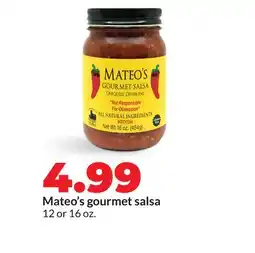 Hy-Vee Mateo's gourmet salsa offer