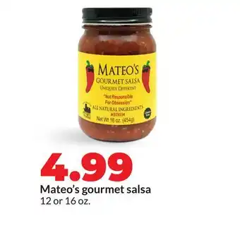 Hy-Vee Mateo's gourmet salsa offer