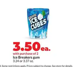 Hy-Vee Ice Breakers gum offer