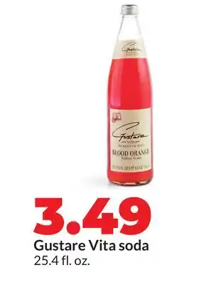 Hy-Vee Gustare Vita soda offer