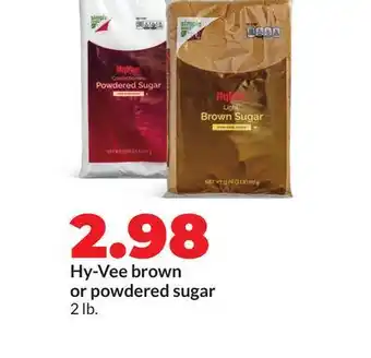 Hy-Vee Hy-Vee brown or powdered sugar offer