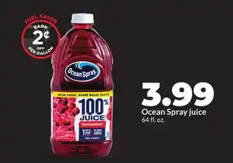Hy-Vee Ocean Spray juice offer