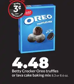 Hy-Vee Betty Crocker Oreo truffles or lava cake baking mix offer