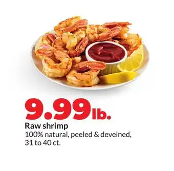 Hy-Vee Raw shrimp offer