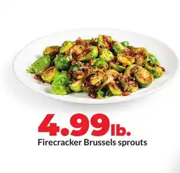 Hy-Vee Firecracker Brussels sprouts offer
