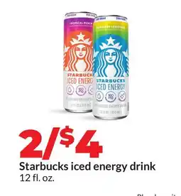 Hy-Vee Starbucks iced energy drink offer