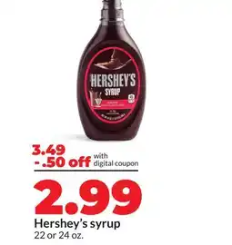 Hy-Vee Hershey's syrup offer