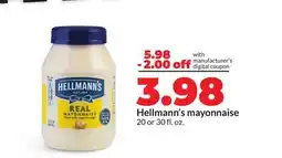 Hy-Vee Hellmann's mayonnaise offer