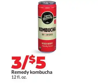 Hy-Vee Remedy kombucha offer