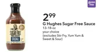 Publix G Hughes Sugar Free Sauce offer