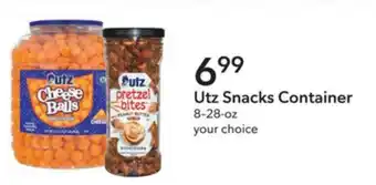 Publix Utz snacks container offer