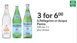 Publix S.Pellegrino or Acqua Panna offer