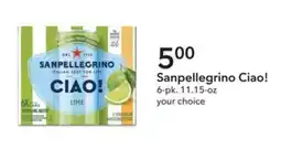Publix Sanpellegrino Ciao! offer