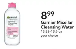 Publix Garnier micellar cleansing water offer