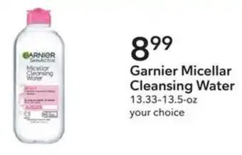 Publix Garnier micellar cleansing water offer