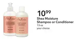Publix Shea moisture shampoo or conditioner offer