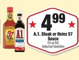 Sentry A.1. Steak or Heinz 57 Sauce offer