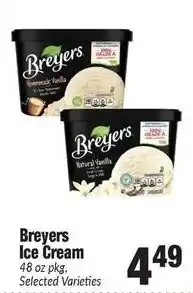 Sentry Breyers Ice Cream offer