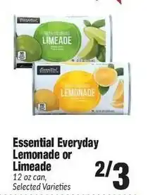 Sentry Essential everyday lemonade or limeade offer
