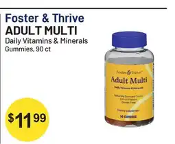 Health Mart Foster & Thrive ADULT MULTI Daily Vitamins & Minerals Gummies offer