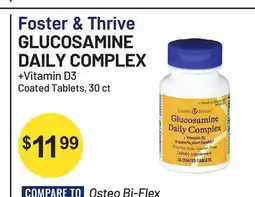 Health Mart Foster & Thrive GLUCOSAMINE DAILY COMPLEX + Vitamin D3 offer
