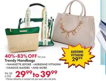 Boscov's Trendy Handbags offer