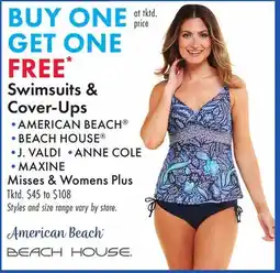 Boscov's Swimsuits & Cover-Ups offer