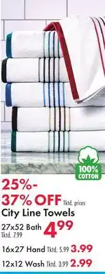 Boscov's City Line Towels offer