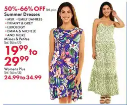 Boscov's Summer Dresses offer