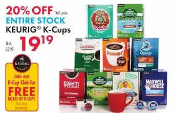 Boscov's KEURIG K-Cups offer