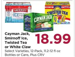 Food 4 Less Cayman Jack, Smirnoff Ice, Twisted Tea or White Claw offer