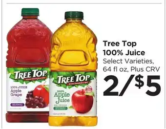 Food 4 Less Tree Top 100% Juice offer