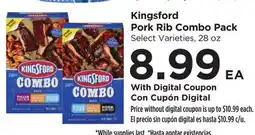 Food 4 Less Kingsford Pork Rib Combo Pack offer
