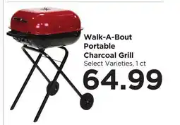 Food 4 Less Walk-A-Bout Portable Charcoal Grill offer