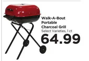Food 4 Less Walk-A-Bout Portable Charcoal Grill offer