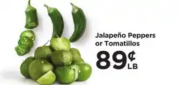 Food 4 Less Jalapeño Peppers or Tomatillos offer