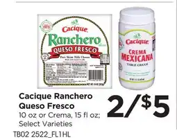 Food 4 Less Cacique Ranchero Queso Fresco offer