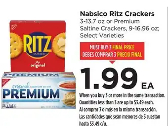 Food 4 Less Nabsico Ritz Crackers offer
