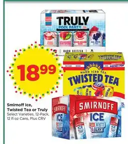 Food 4 Less Smirnoff Ice, Twisted Tea or Truly offer