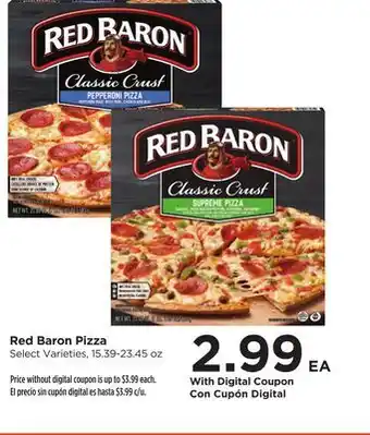 Food 4 Less Red Baron Pizza offer